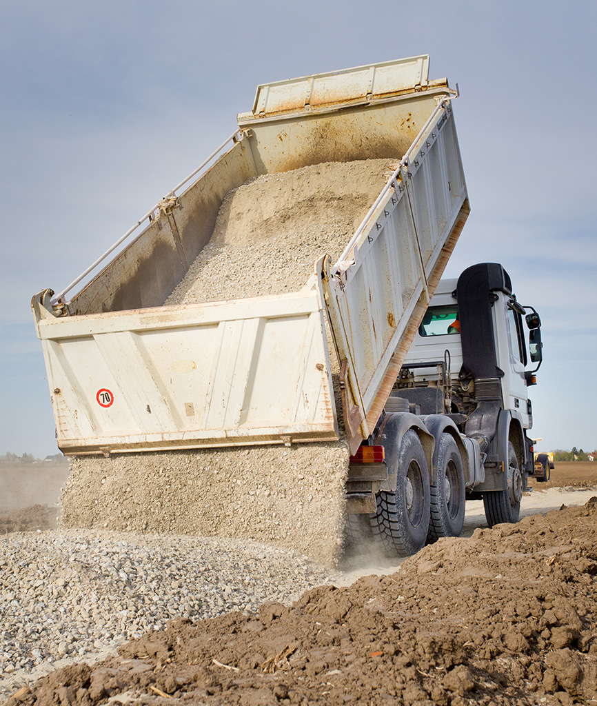 Gravel Dump Truck